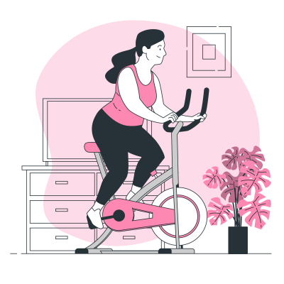 Indoor bike-bro Sport Schwangerschaft